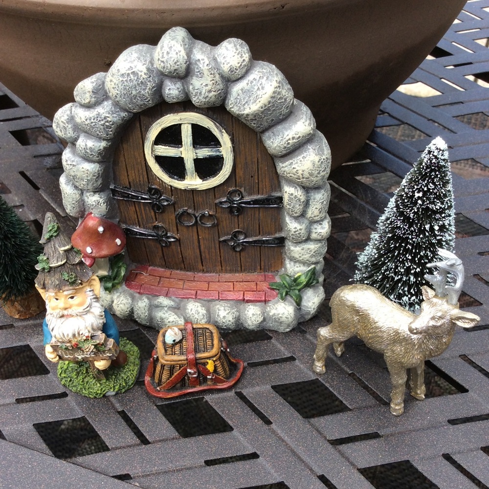 🎄Miniatures garden set
